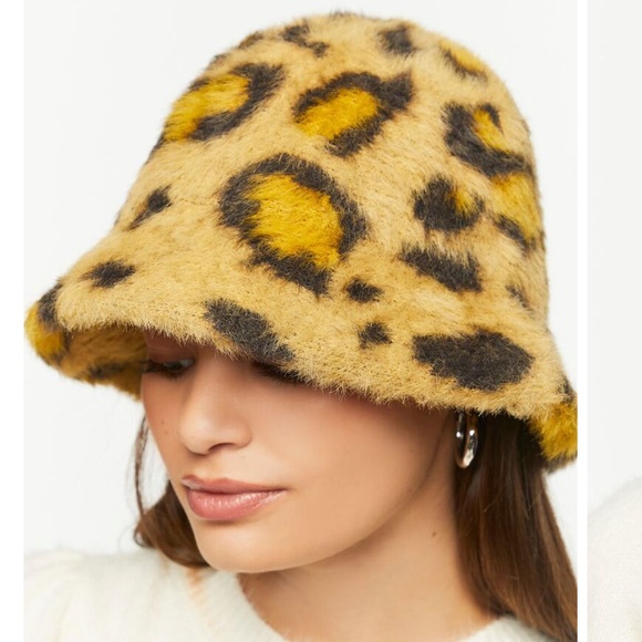 Forever 21 Leopard Print Bucket Hat - Picture 2 of 3